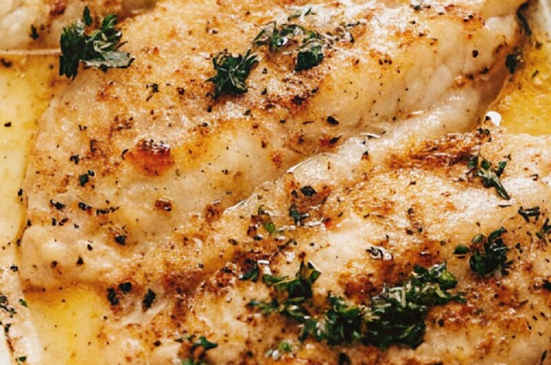 Garlic Butter Baked Tilapia