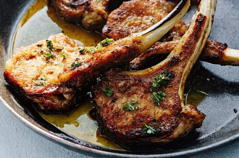 Garlic Butter Lamb Chops