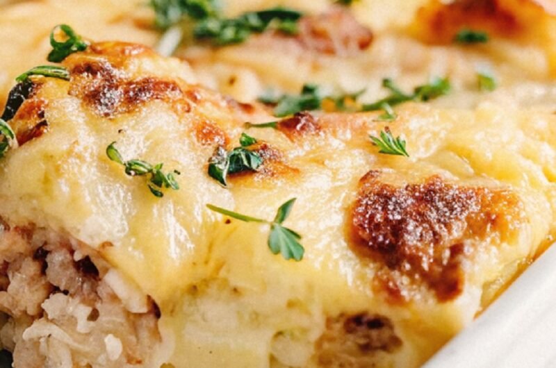 Breakfast Casserole with Potato and Sausage