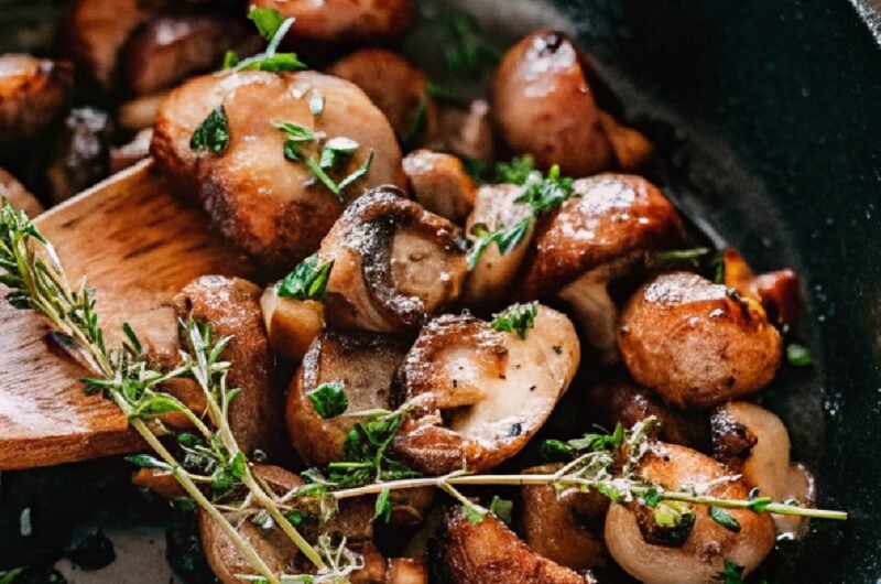 Garlic Butter Mushroom Skillet