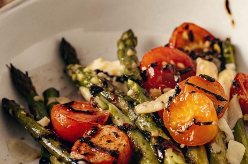 Roasted Asparagus and Tomatoes