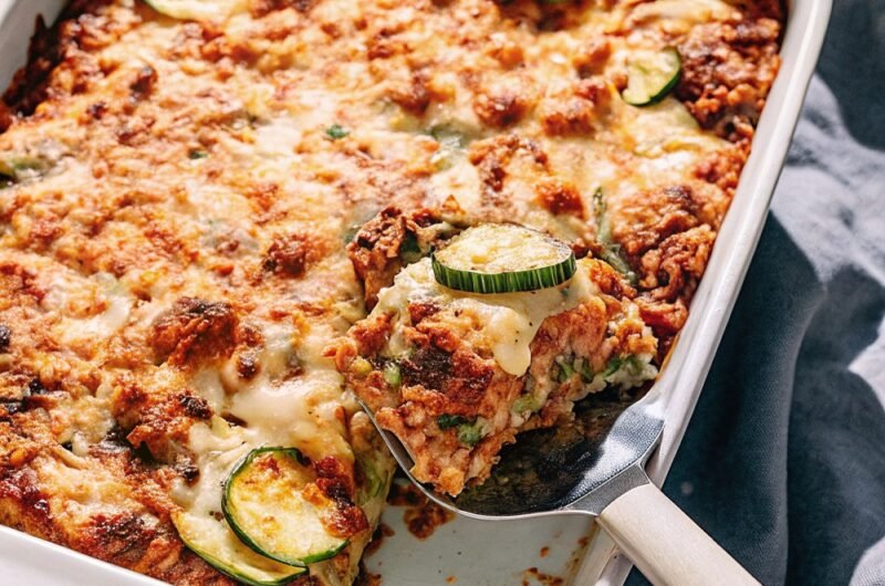 Zucchini Hamburger Casserole