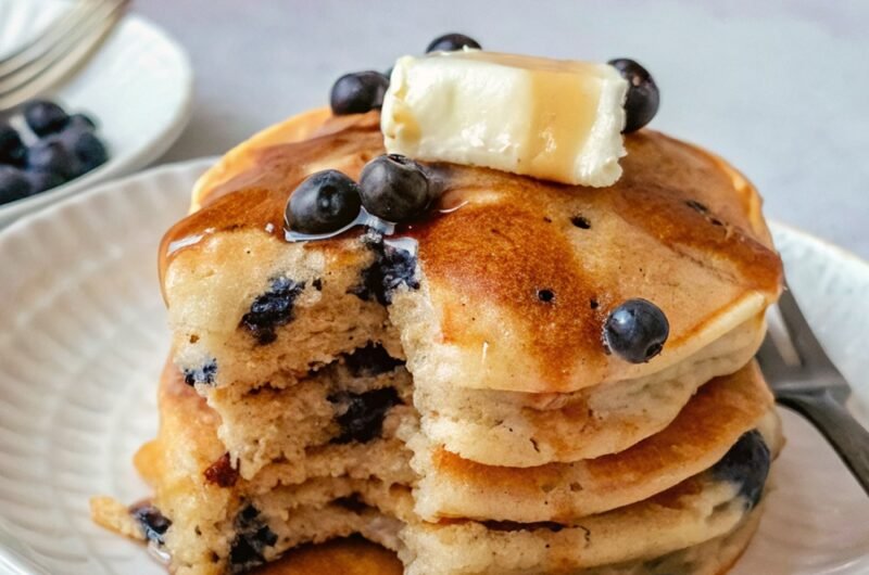 Blueberry Muffin Mix Pancakes