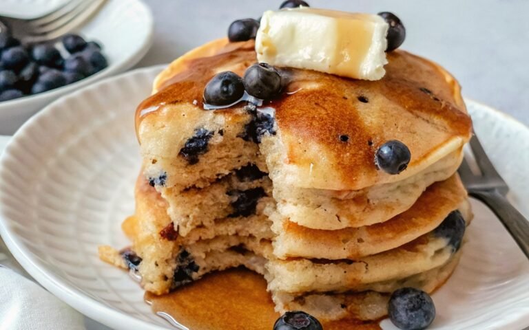 Blueberry Muffin Mix Pancakes