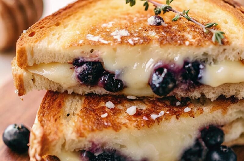 Brie and Blueberry Grilled Cheese