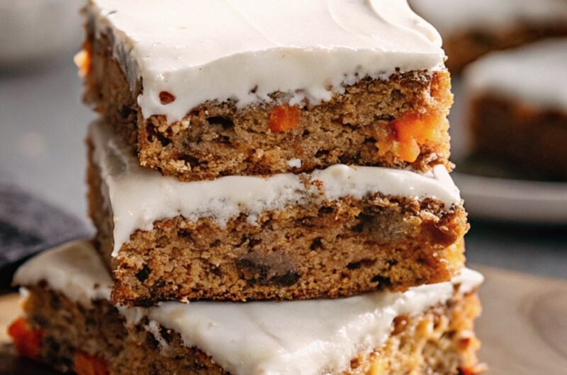 Carrot Cake Bars with Cream Cheese Frosting