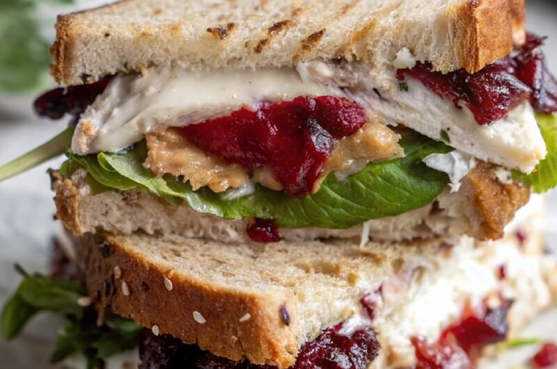 Cranberry and Turkey Sandwich