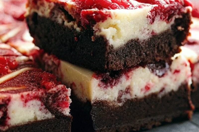 Raspberry Cheesecake Brownies