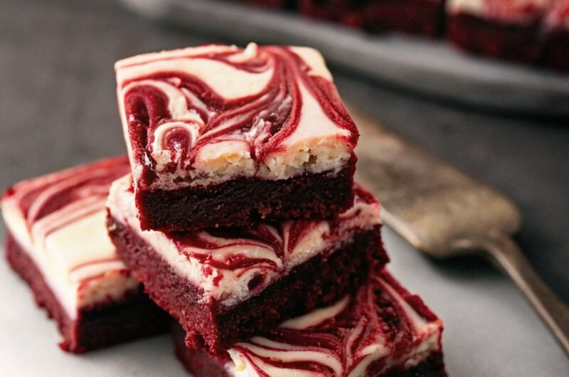 Red Velvet Cheesecake Brownies
