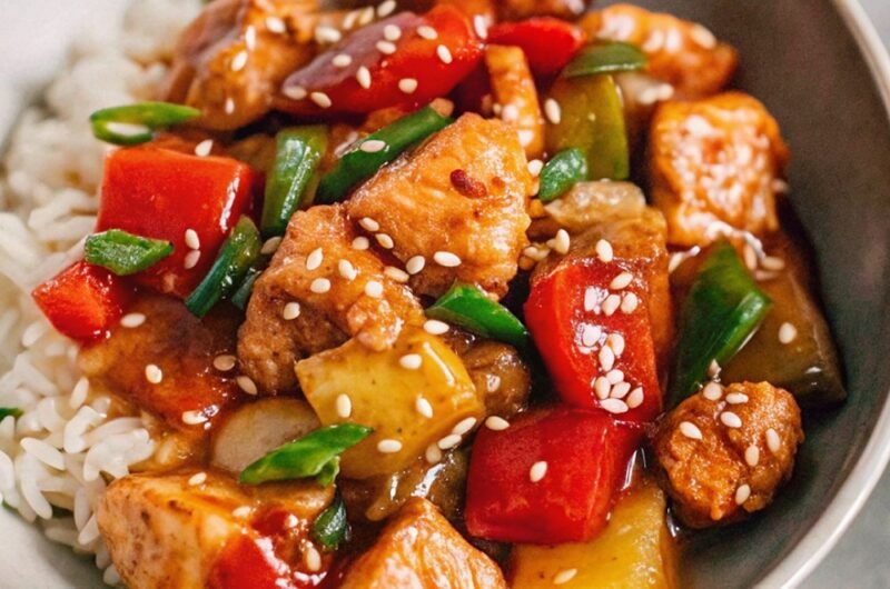 Crockpot Sweet and Sour Chicken