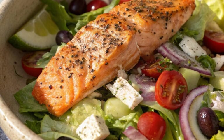 Greek Salmon Salad