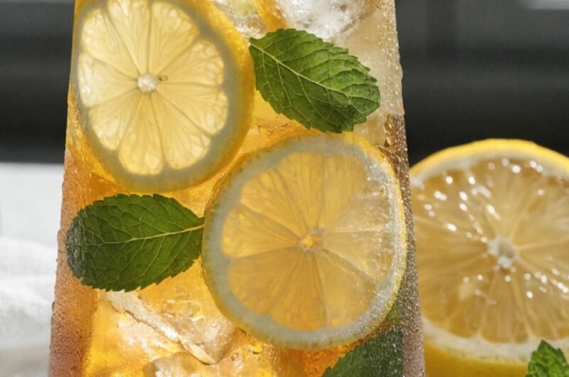 Iced Tea with Lemon and Mint