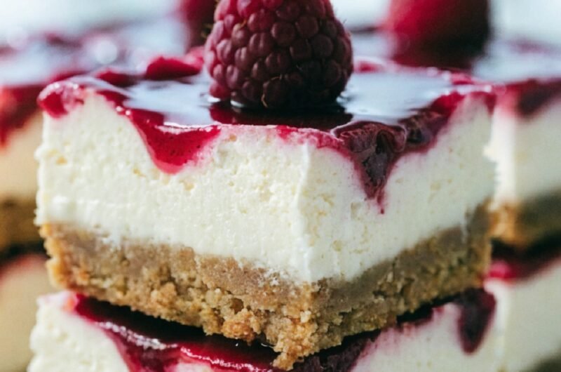 Raspberry Cheesecake Bars
