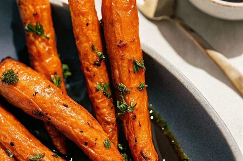 Roasted Carrots with Balsamic Vinegar