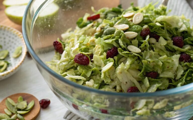 Shaved Brussels Sprouts Salad