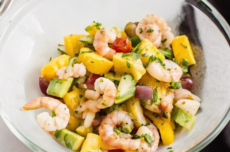Shrimp Avocado and Mango Salad