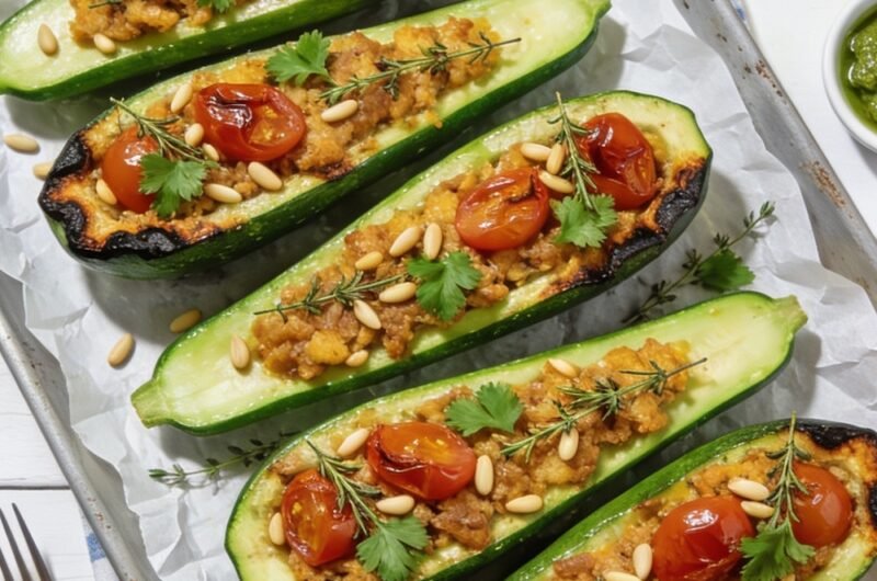 Stuffed Zucchini Boats