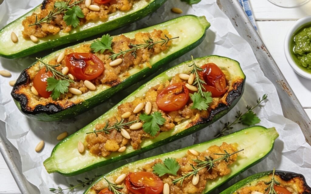Stuffed Zucchini Boats