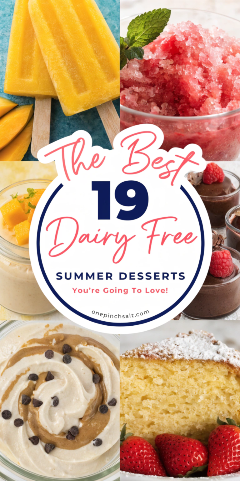 19 Impressive Dairy-Free Summer Desserts (Dinner Party Worthy) Recipes
