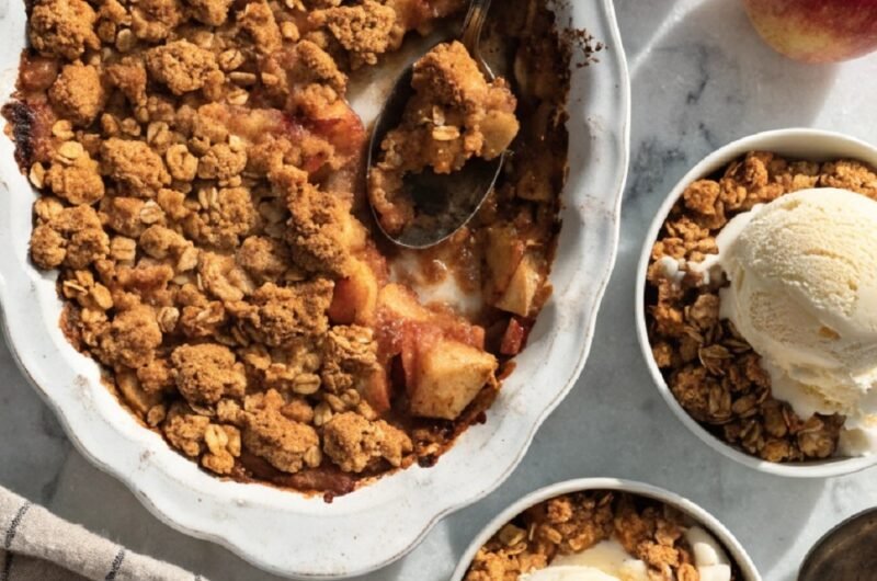 Apple Crumble with Oats