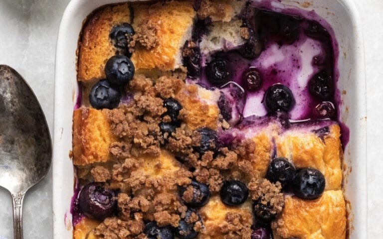 Blueberry French Toast Casserole