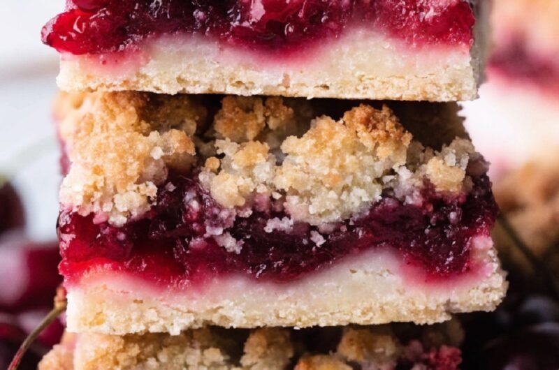 Cherry Crumble Bars