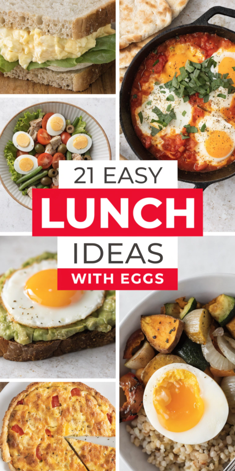 Easy Egg Lunch Ideas: 21 Fast Recipes (Workday-Friendly) Meals