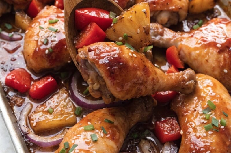 Hawaiian Sheet Pan Chicken