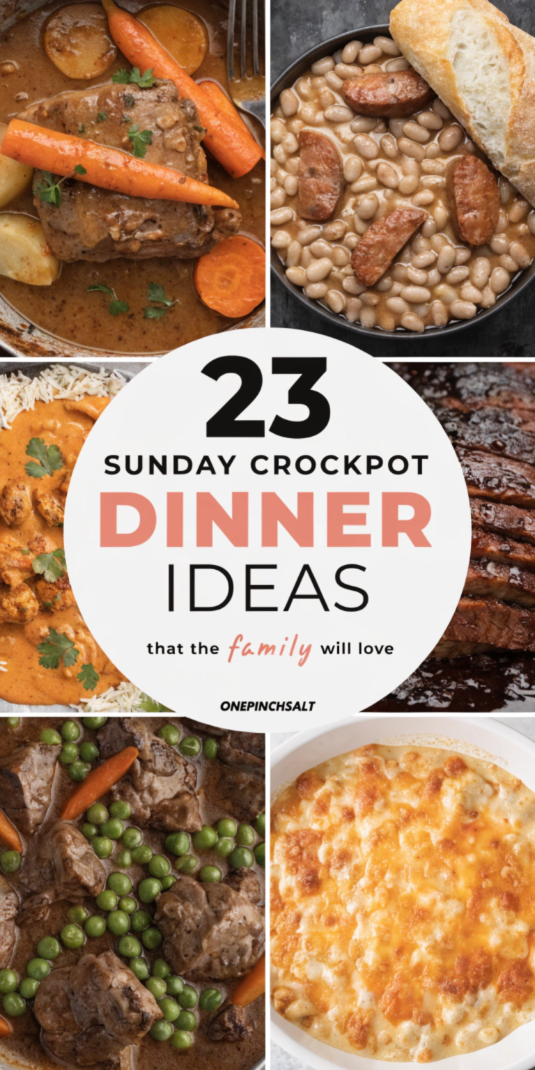 Keep Sunday stress-free: 25 Crockpot Dinner Ideas (Your New Rotation)