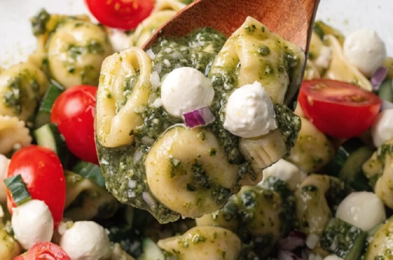 Pesto Tortellini Pasta Salad