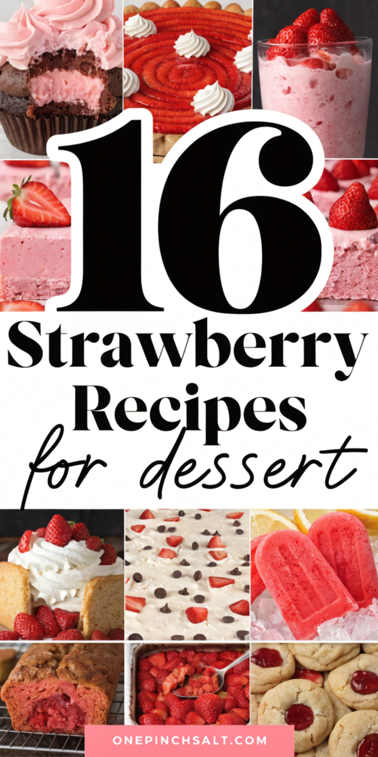 Strawberry Party Desserts: 16 Make-Ahead Summer Recipes (Crowd-Feeding)